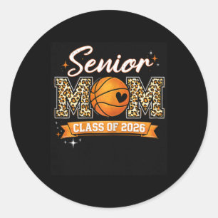 Graduation Senior Mum Cl Of 2026 For Women _1 Classic Round Sticker