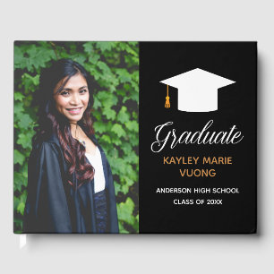 Graduation Senior Photo Autograph Keepsake 2025 Guest Book