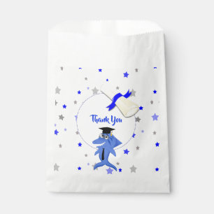 Graduation Shark party star favour bags