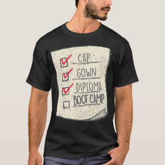 Graduation Shirt  Boot Camp Checklist
