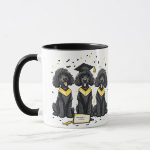 Graduation Standard Poodle Dogs Mug