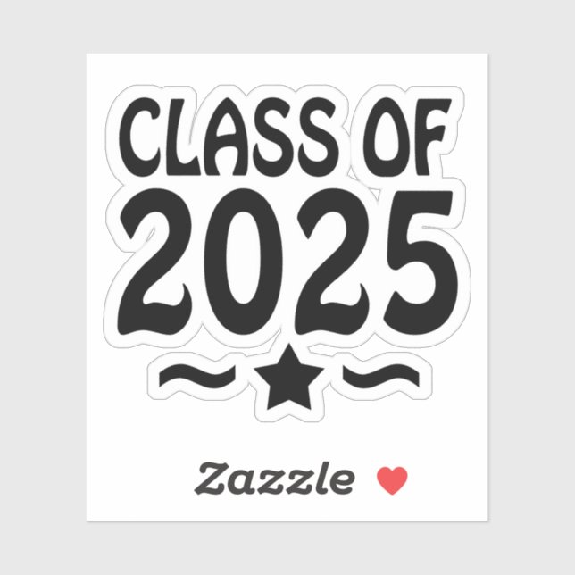 Graduation Star Class of 2025 (Sheet)