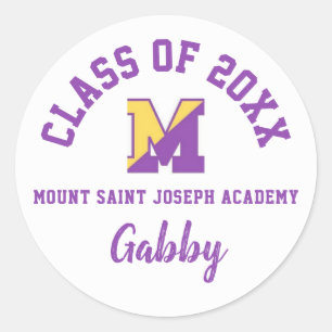 Graduation Stickers Mount Saint Joseph Academy