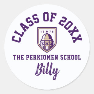 Graduation Stickers The Perkiomen School, Custom