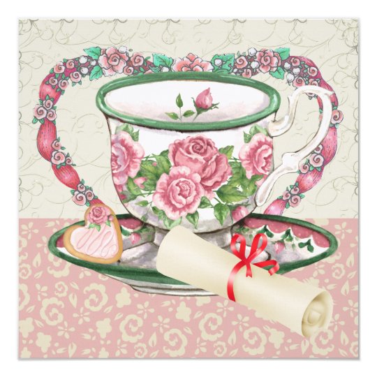 Graduation Sweet Coffee / Tea Party - SRF Card