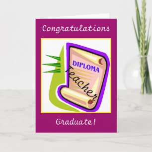 Graduation - Teacher Card
