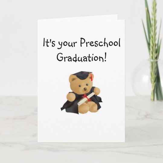 graduation teddy bear card factory