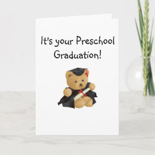 Graduation-Teddy Bear Card