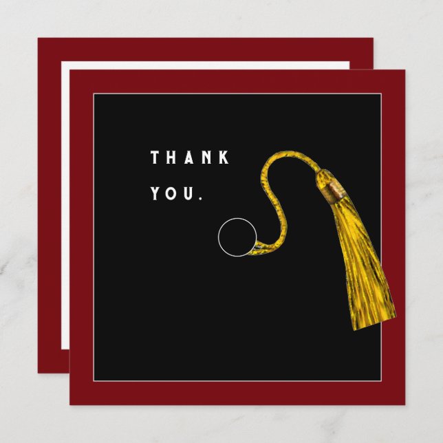 Graduation Thank You Cards (Front/Back)