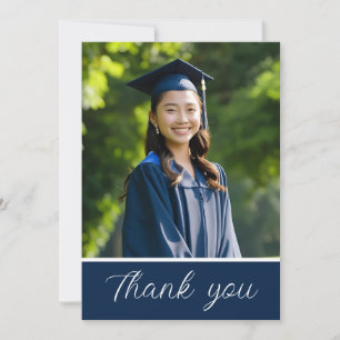  Graduation Thank You  - custom Photo Card
