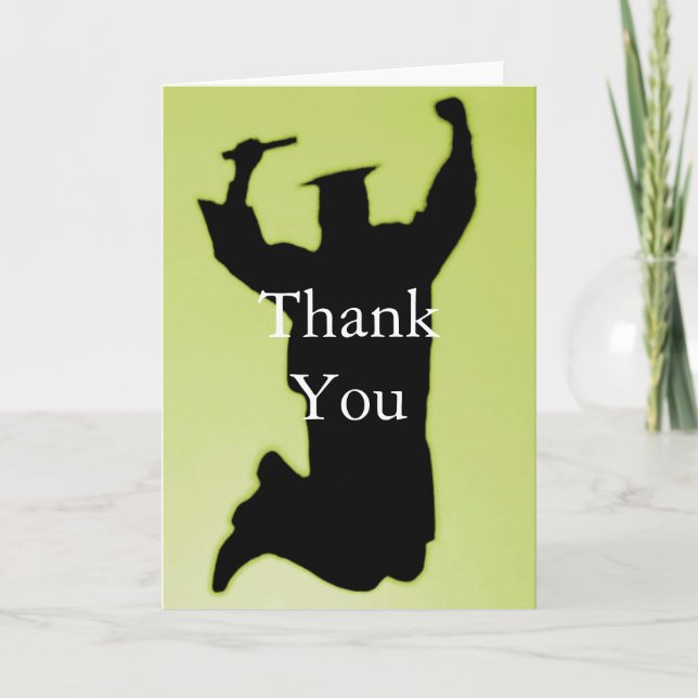 Graduation Thank You Note Card (Front)