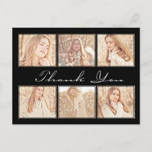 Graduation Thank You Photo Frame Postcard