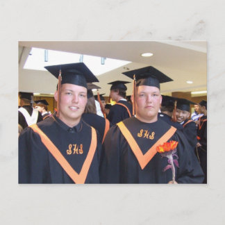 Graduation Thank you Postcard