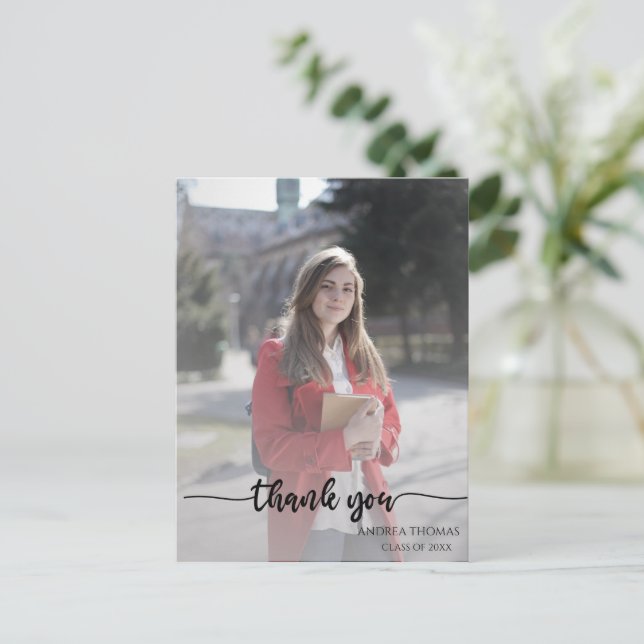  Graduation Thank You Postcard (Standing Front)
