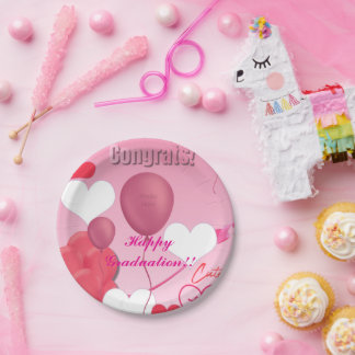 Graduation Theme Paper Plate