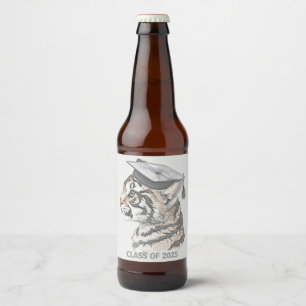Graduation Themed Bottle Label
