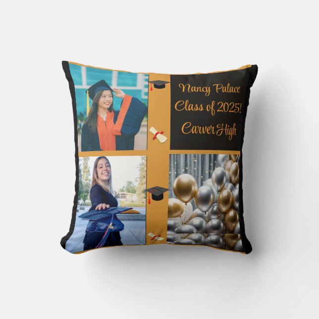 Graduation Throw Pillow (Front)
