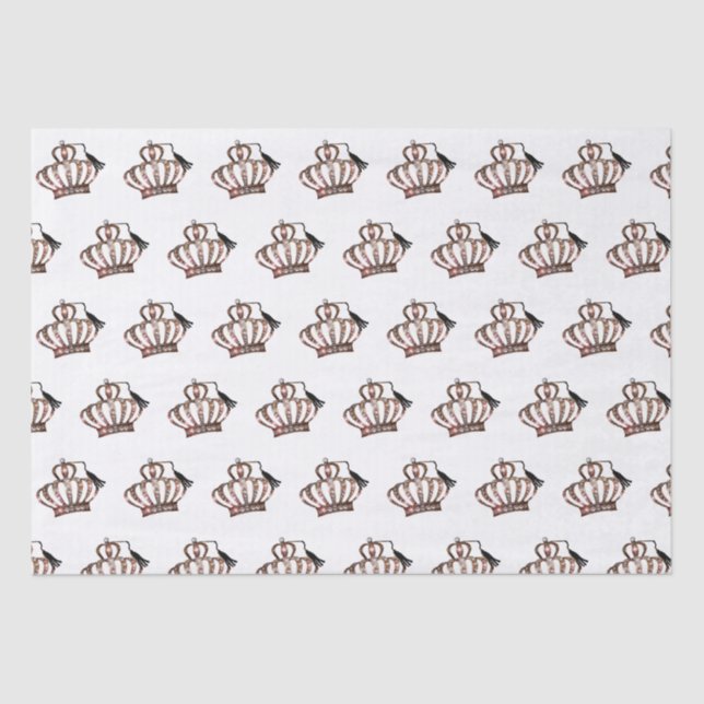 Graduation "Tiara” Tissue Paper (Front)