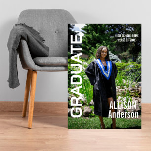 Graduation Trendy Magazine Style Cover Graduation Canvas Print