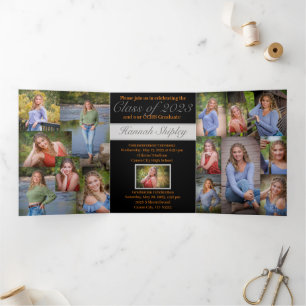 Graduation Trifold Invitation Announcement