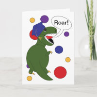 Graduation Tyrannosaurus Rex Card