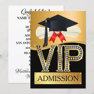 GRADUATION VIP Admission Invitation