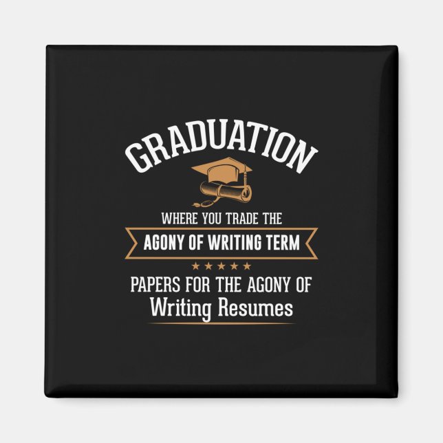 Graduation Where You Trade Magnet (Front)