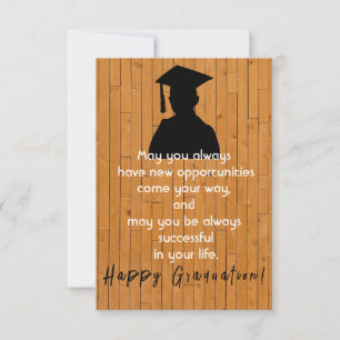 Graduation wish card