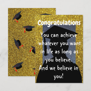Graduation wish card