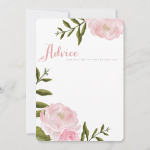 Graduation Words of Wisdom Advice Cards