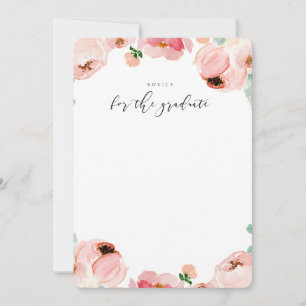 Graduation Words of Wisdom Advice Cards