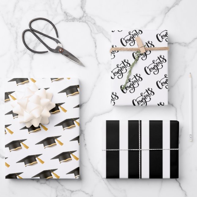 Graduation Wrapping Paper Sheets (Front)