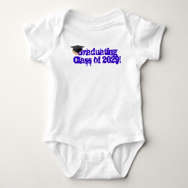 Graduation Year Baby Bodysuit (Front)