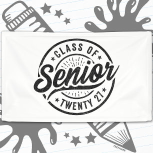 Graduation Year School Retro Senior Class of 2027 Banner