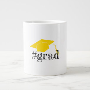 Graduation Yellow Hat Large Coffee Mug