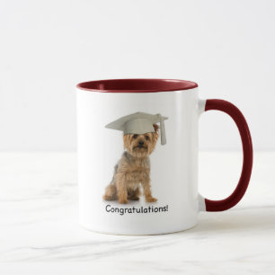Graduation Yorkie Congratulations Mug