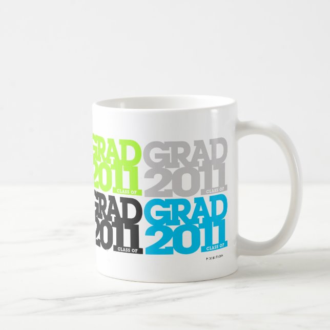 Graduations Class Of 2011 Colours Mug (Right)