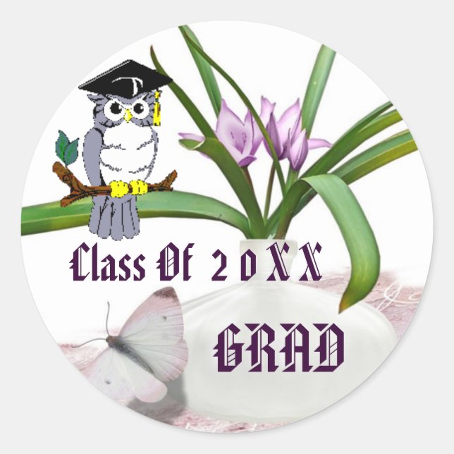 Graduations Classic Round Sticker (Front)