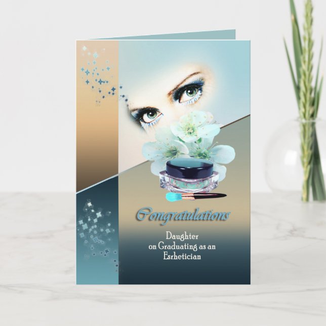 Graduations daughter for Estheticion Card (Front)