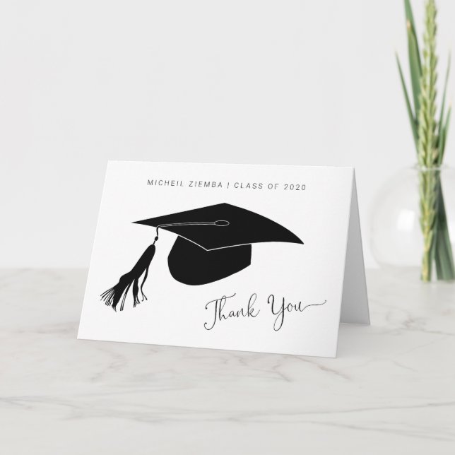 Graduations Thank You Folded Card (Front)
