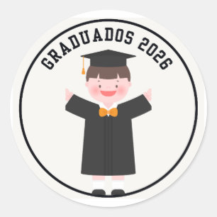 Graduatos 2026 Cute Graduation Sticker \