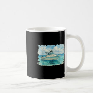 Grady White Marlin 300 Walkaround _ Print On Front Coffee Mug