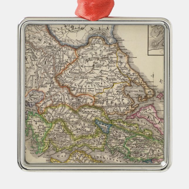 Graecia, Epirus, post bella Persia Metal Tree Decoration (Front)