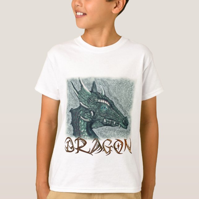 Graelle the Magical She Dragon Fantasy Art T-Shirt (Front)