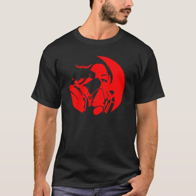 graf mask dark colour T-Shirt (Front)