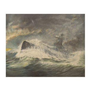 Graf Spee enters the Indian Ocean 3rd November Wood Wall Art