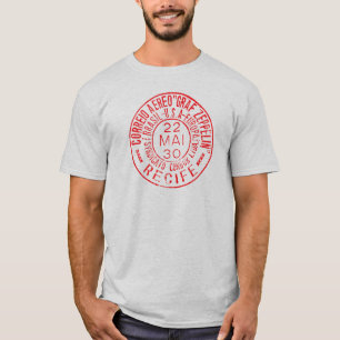 Graf Zeppelin Airmail Tee RED