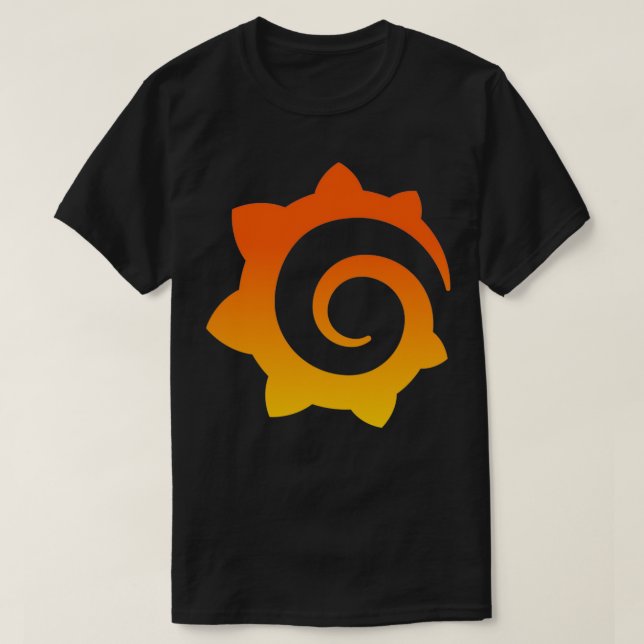 Grafana Icon Dark Mode T-Shirt (Design Front)