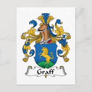 Graff Family Crest Postcard