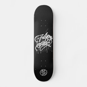 GRAFFIT DRIPPING PAINT SKATEBOARD